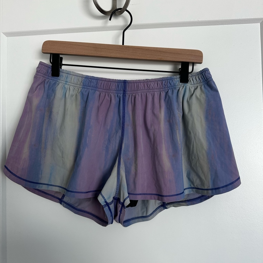 Jolyn Clothing Pastel Purple and Blue Shorts